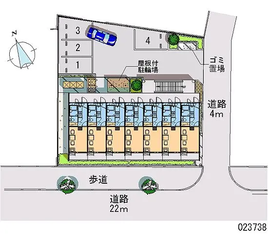 千葉市若葉区千城台北１丁目 月極駐車場